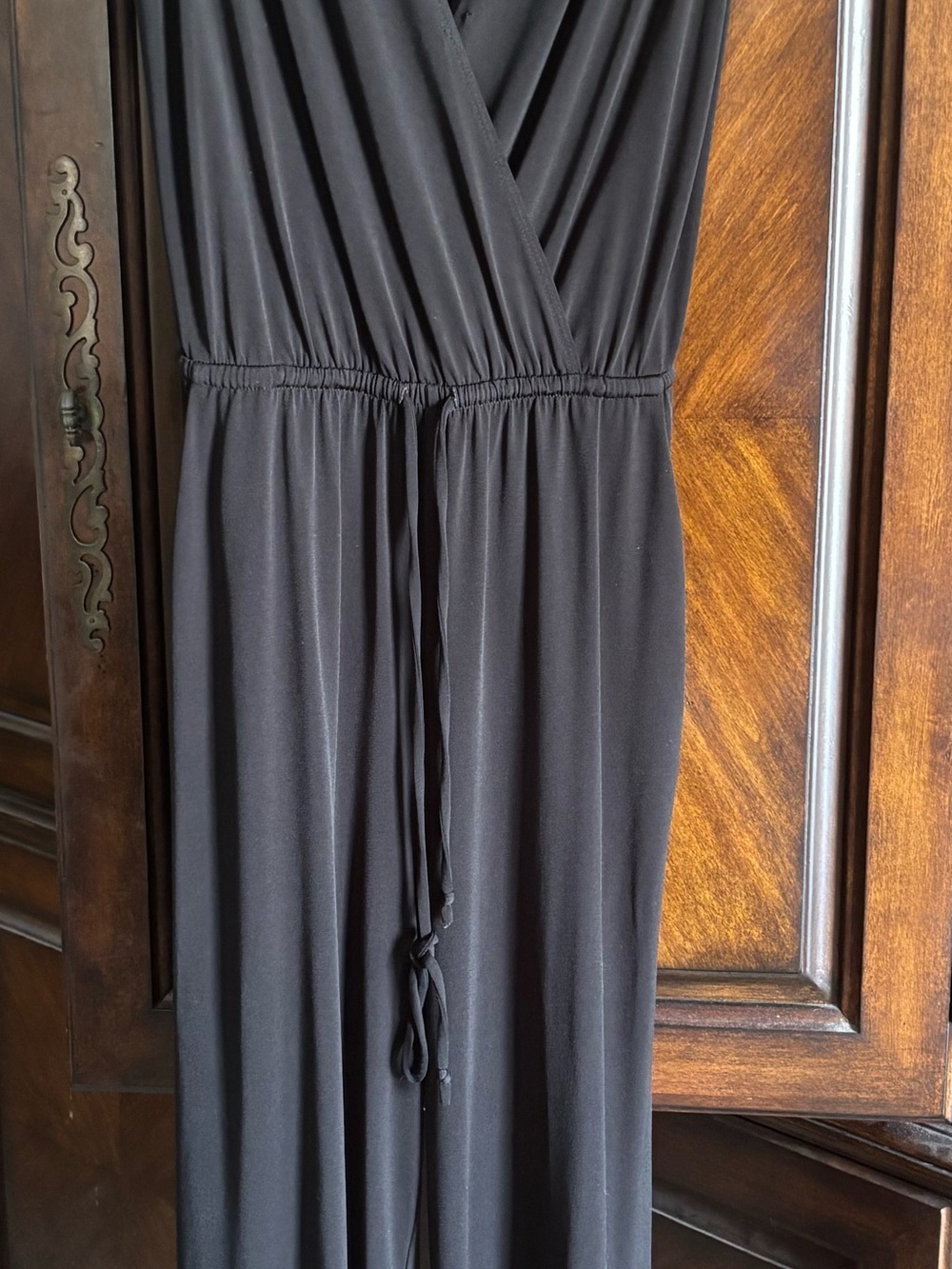 BCBGeneration Black Maxi Wrap Dress